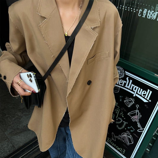 Blazer Elegante para Mujer Otoño - Chaqueta Casual de Manga Larga