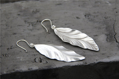 Aretes de Plata 925 Diseño Hoja - Elegancia Minimalista - Image 10