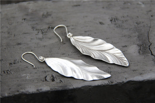 Aretes de Plata 925 Diseño Hoja - Elegancia Minimalista - Image 10