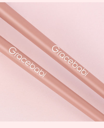 Pincel Delineador Curvado con Cerdas Suaves - Maquillaje de Ojos y Rubor - Image 13