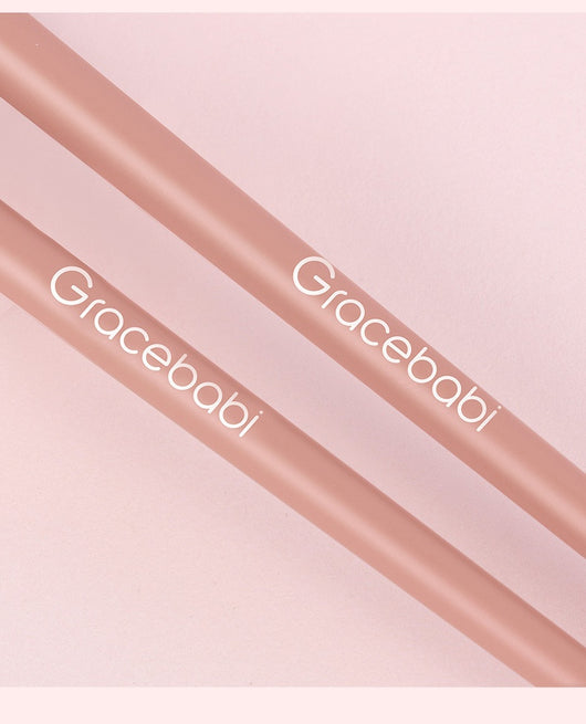 Pincel Delineador Curvado con Cerdas Suaves - Maquillaje de Ojos y Rubor - Image 13