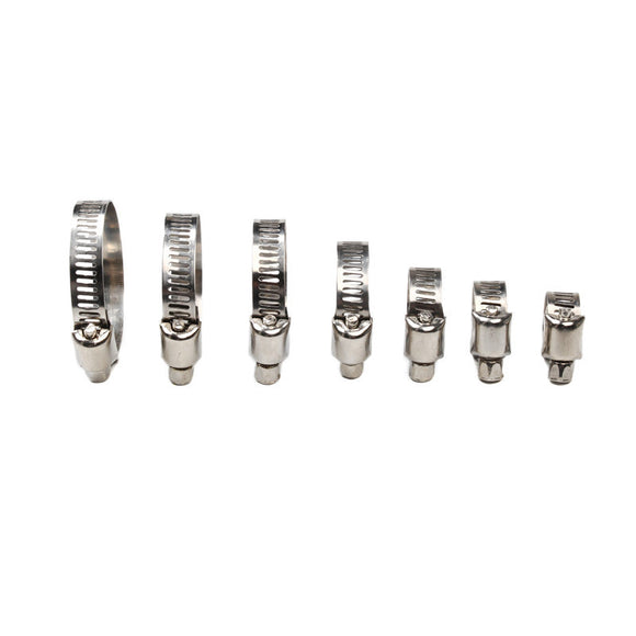 Set de Abrazaderas de Acero Inoxidable 8-38mm