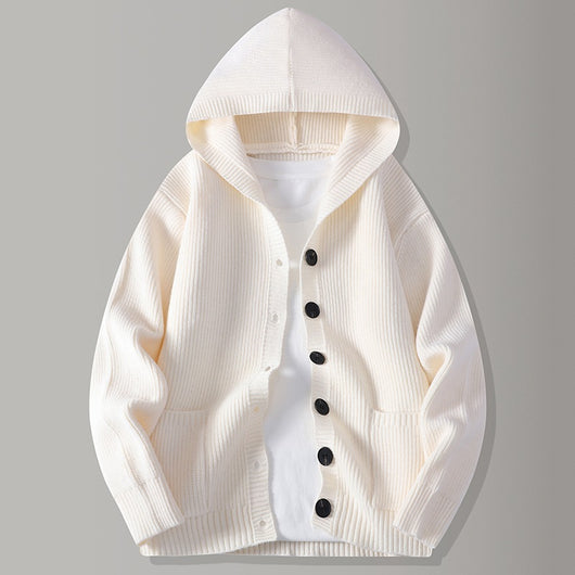 Cardigan de Punto con Solapa para Hombre - Estilo Moderno y Versátil - Image 7