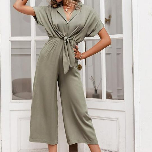Traje de Una Pieza Casual Estilo Europeo para Mujer - Colección Verano