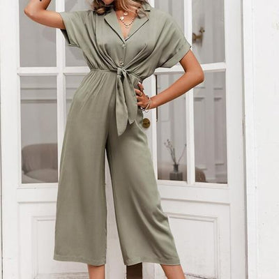 Traje de Una Pieza Casual Estilo Europeo para Mujer - Colección Verano