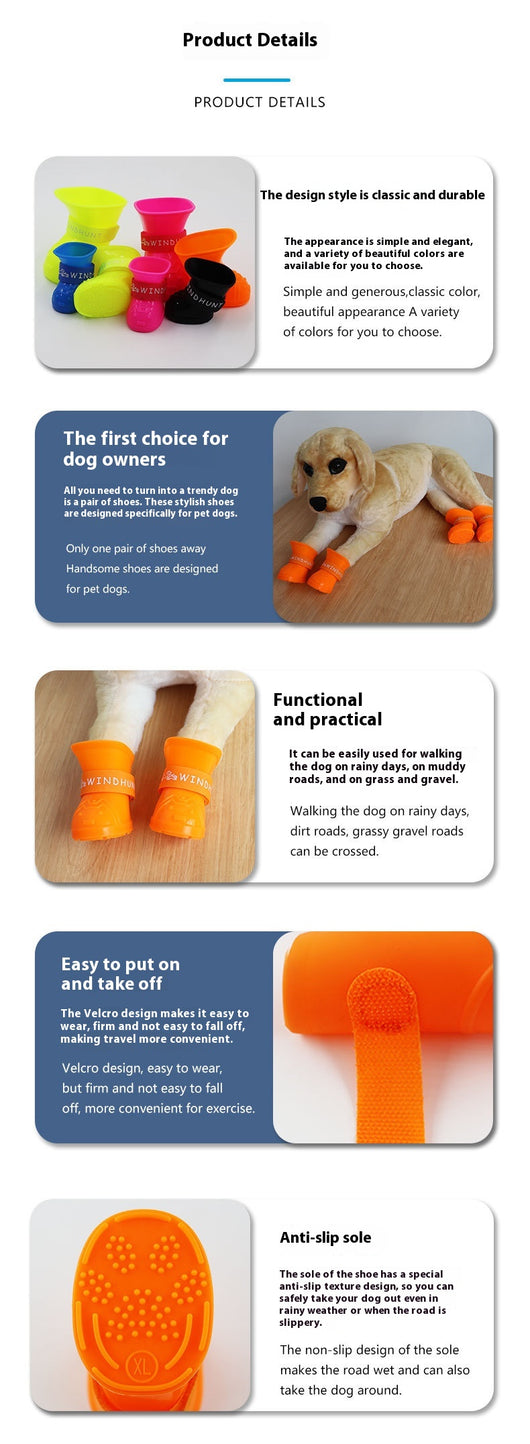 Botines Impermeables para Mascotas con Suela Antideslizante - Image 12
