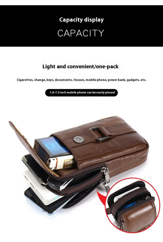 Bolsa de Cuero para Celular Multifuncional con Cinturón - Image 11