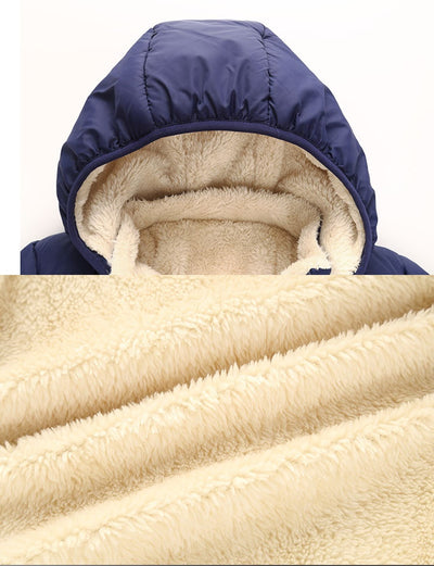 Abrigo de Invierno Infantil con Algodón Acolchado y Forro Polar - Image 20