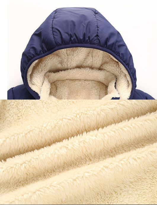 Abrigo de Invierno Infantil con Algodón Acolchado y Forro Polar - Image 20