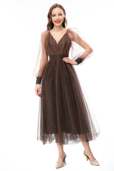 Vestido Ligero con Dobladillo de Gasa y Cintura Ajustada - Image 17