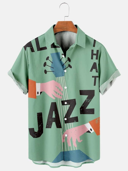 Camisa Casual para Hombre con Estilo Jazz - Image 9