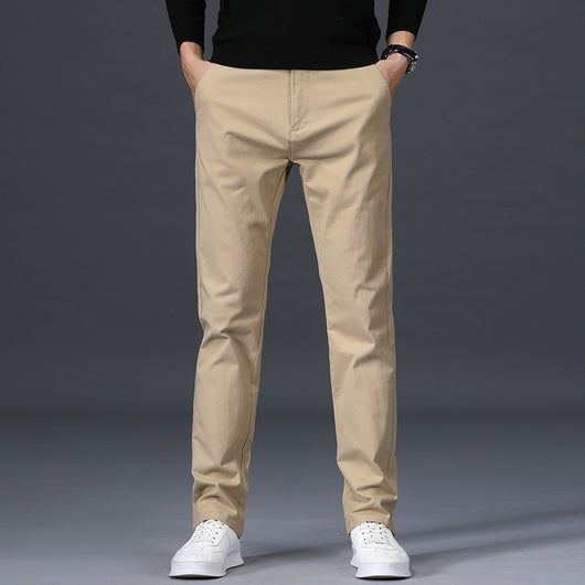 Pantalones de Vestir Coreanos Elásticos Slim Fit Premium - Image 14