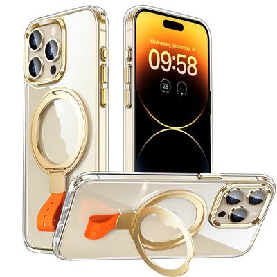 Funda Magnética Transparente con Anillo Giratorio y Soporte Ajustable - Image 25