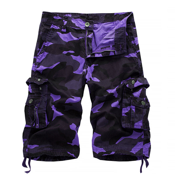 Pantalones Cortos de Trabajo Cargo Camuflaje para Hombre Talla Grande con Múltiples Bolsillos - Image 3