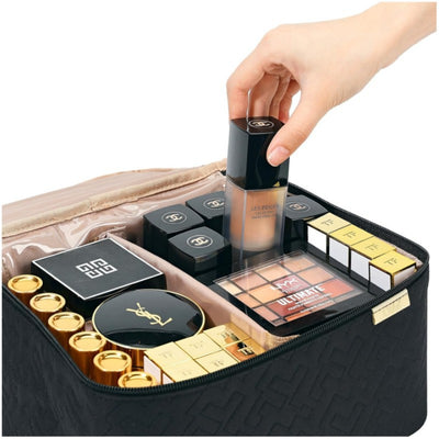 Bolsa de Cosméticos Doble Compartimiento Portátil - Image 5