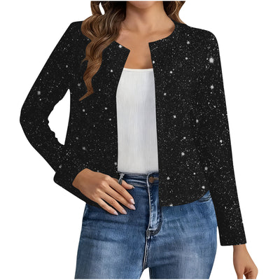 Cardigan Elegante con Detalles en Dorado para Mujer - Image 5