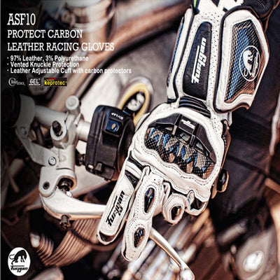 Guantes de Motociclismo Racing en Fibra de Carbono con Protección Antiimpacto - Image 14