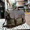 Maletín Bandolera de Lona y Cuero - Bolso Diagonal Profesional