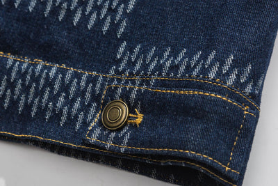 Chaqueta Plaid con Estampado de Letras - Tendencia Moderna para Hombre - Image 13