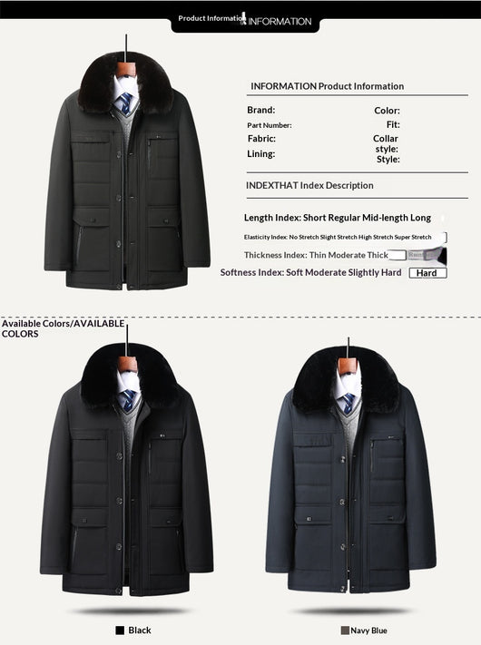 Chaqueta de Lana de Cordero para Hombre Maduro - Image 8