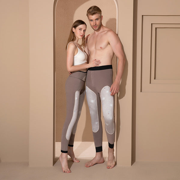 Pantalones Térmicos de Lana Suave para Parejas - Calidez y Confort
