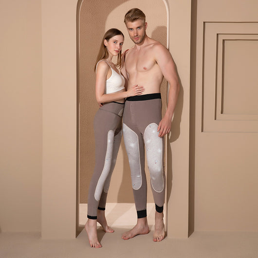 Pantalones Térmicos de Lana Suave para Parejas - Calidez y Confort