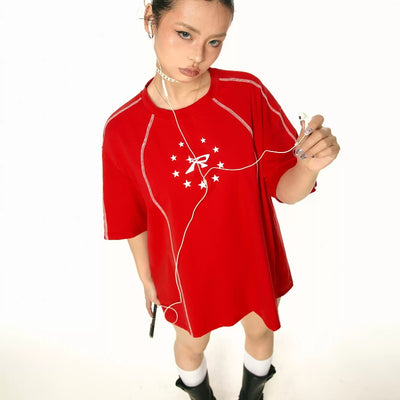 Playera Retro de Manga Corta para Mujer - Estilo Verano - Image 9