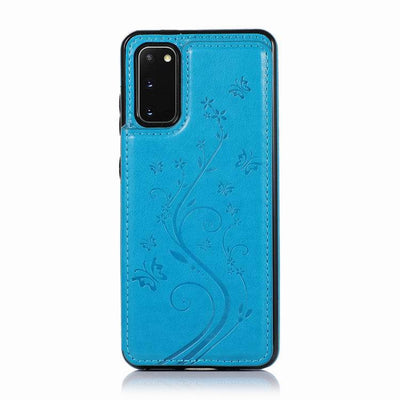 Funda de Cuero con Mariposa Grabada para Teléfono - Protección Elegante - Image 16