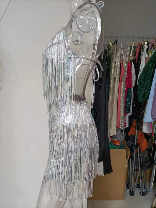Jumpsuit de Lentejuelas con Tirantes Backless Estilo Discoteca - Image 16