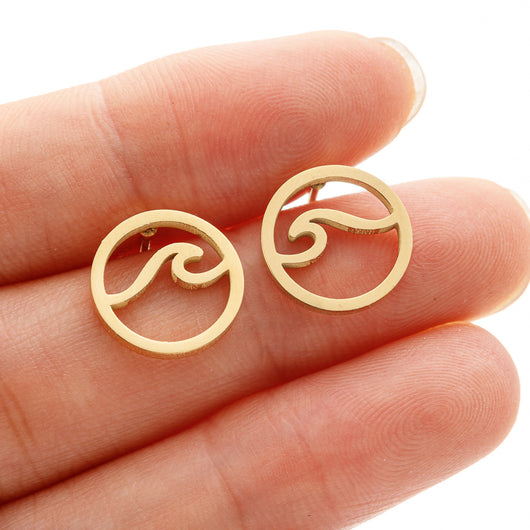 Aretes de Acero Inoxidable Geométricos Minimalistas - Diseño Moderno Ins - Image 6
