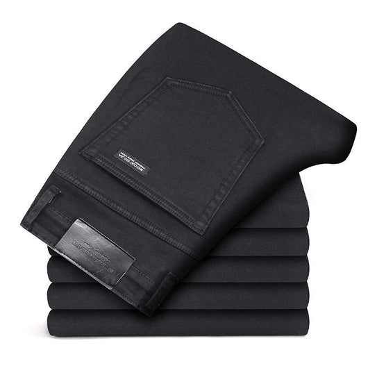 Pantalones Jeans Slim Straight Negro para Hombre - Image 19