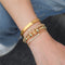 Pulsera Tejida Ajustable Crown Diamond Ball para Hombre