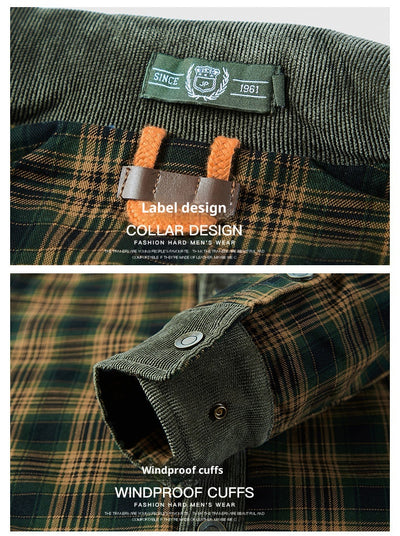 Camisa Blazer de Algodón Casual para Hombre - Image 16