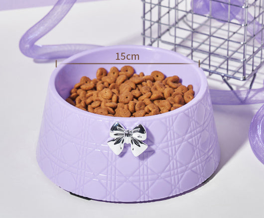 Comederos para Mascotas con Diseño de Moño - Platos Elegantes para Perros y Gatos - Image 19