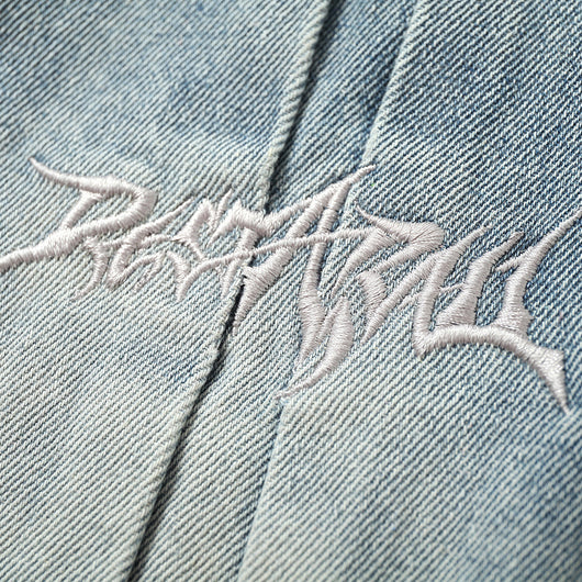 Chaqueta Denim Punk Heavy Industry Lavado Vintage para Hombre - Image 4