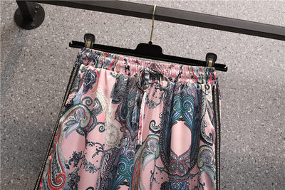 Conjunto de Dos Piezas: Blusa Ajustada y Pantalón Ancho - Image 16