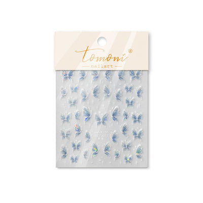Stickers Decorativos Manicura Gelatina Mariposa Rose Streamer - Image 7
