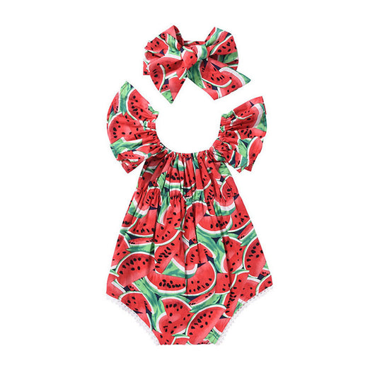 Mameluco Triangular para Bebé con Estampado de Frutas - Image 5