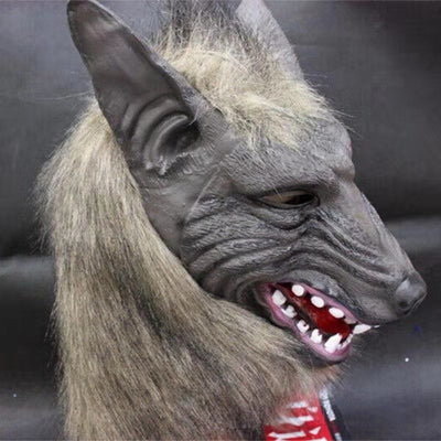 Máscara de Lobo con Guantes Animal - Disfraz Integral de Lobo - Image 23