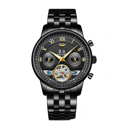 Reloj Automático para Hombre con Fases Lunares y Diseño Empresarial - Image 3