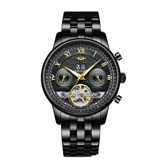 Reloj Automático para Hombre con Fases Lunares y Diseño Empresarial - Image 3