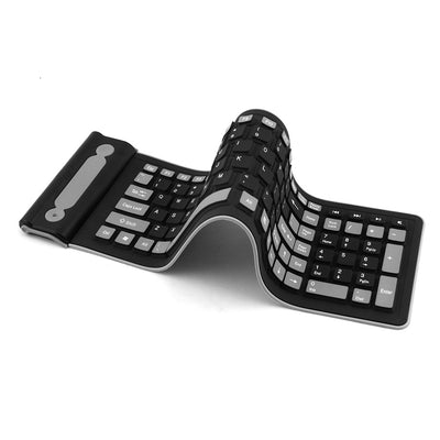 Teclado Inalámbrico Plegable Silicona Resistente al Agua 24g - Image 10