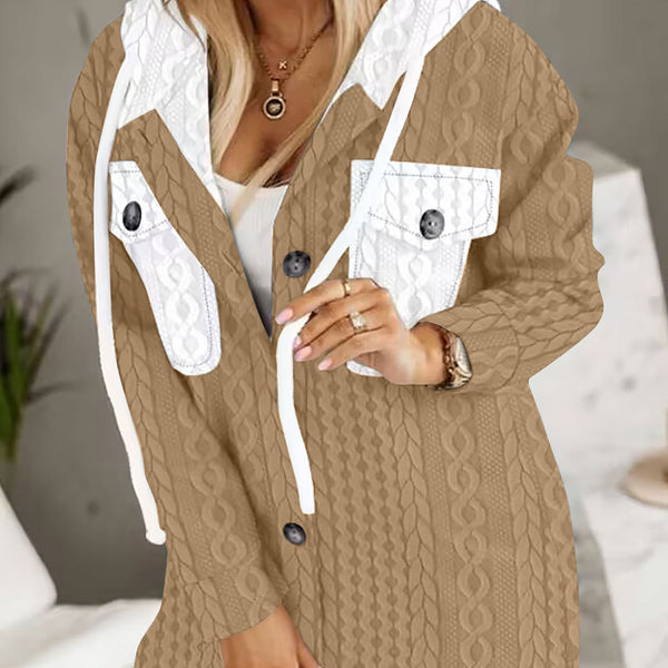 Abrigo con Capucha para Mujer - Diseño Moderno