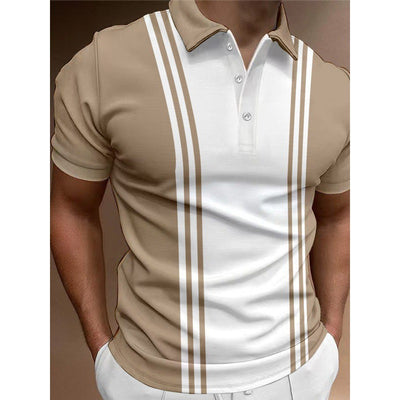 Playera Casual para Hombre con Cuello Solapa y Botones - Image 3