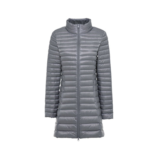 Abrigo Acolchado Mujer Otoño Invierno - Chaqueta Ligera Cuello Alto Ajustada Talla Grande - Image 9