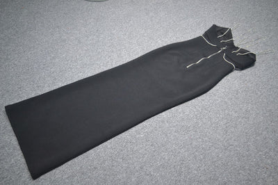 Vestido de Noche Largo con Cintura de Malla Elegante - Image 13