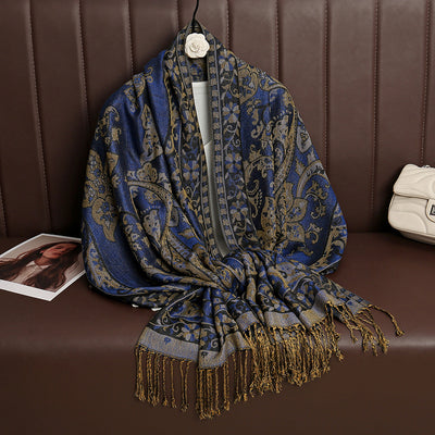 Chal Jacquard para Mujer - Ligero y Versátil para Primavera y Verano - Image 8