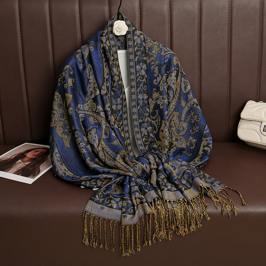 Chal Jacquard para Mujer - Ligero y Versátil para Primavera y Verano - Image 8