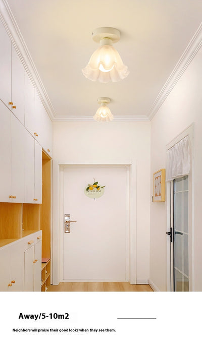 Lámpara de Techo Moderna para Pasillo con Ventosa - Diseño Floral Minimalista - Image 12