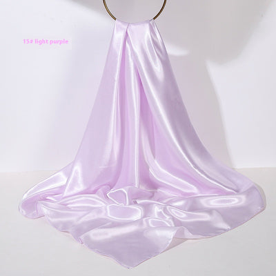 Pañuelo de Seda Artificial 90cm Satinado Brillante - Elegancia Pura - Image 18